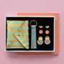 Luxury Teardrop Stud Accessories Gift Set, thumbnail 1 of 5