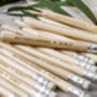 Save The Date Pencil Us In With Botanical Card, thumbnail 5 of 12