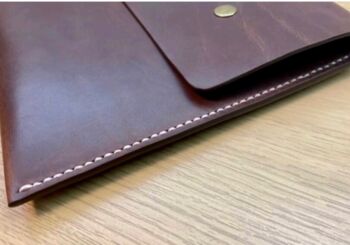 Personalised Spanish Brown Leather A4 Documents Holder, 2 of 10