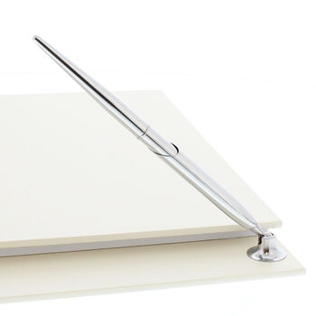 Personalised Boofle Wedding Hardback Guest Book And Pen, 3 of 6