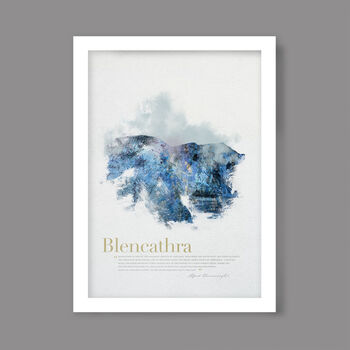 Blencathra In Wainwright's Words Lake District Poster, 3 of 3