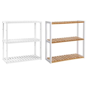 Adjustable Layer Three Tier Bamboo Bathroom Shelf Rack, 9 of 9