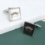 Personalised Iconic Silver Plated Cufflinks, thumbnail 2 of 11
