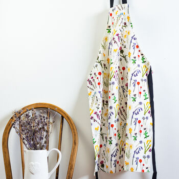 Wildflowers Watercolour Apron, 2 of 3