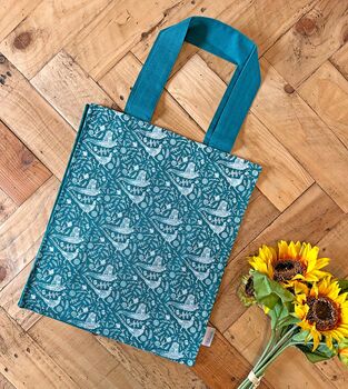 Pheasant Print Tote Bag, 4 of 5