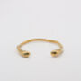 Fluid Curve Cuff Bangle Bracelet, thumbnail 4 of 4
