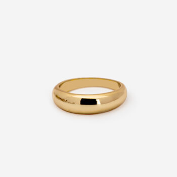 Gold Dome Ring, Minimalist Women's Jewellery, 6 of 6