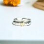 Personalised Heart Spinner Ring In Sterling Silver, thumbnail 4 of 12