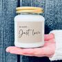 No Words Just Love Handmade Scented Soy Candle, thumbnail 2 of 10