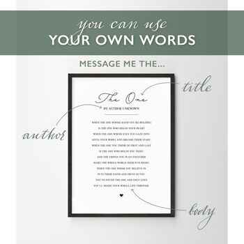 For Daddy From Bump Personalised Poem Print, 4 of 11