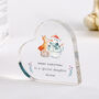 Daughter Christmas Heart Plaque Personalised Gift, thumbnail 1 of 5