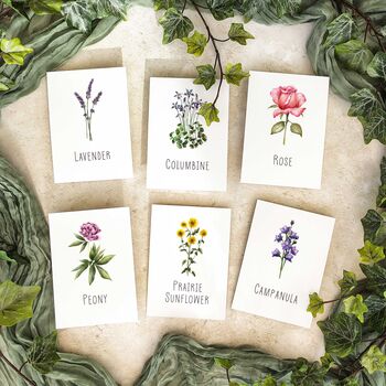 Wildflower Floral Table Name Card, 5 of 9