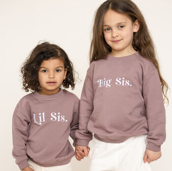Embroidered Big/Lil. Sibling Sweatshirts, 2 of 11