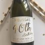 Personalised Mini 40th Special Year Prosecco Label, thumbnail 2 of 3