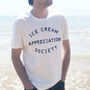 'Ice Cream Appreciation Society' Unisex T Shirt, thumbnail 1 of 9