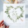 55th Emerald Wedding Anniversary Card *Fully Personalised, thumbnail 2 of 2