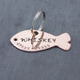 Cat Name Tag In The Shape Of A Fish, thumbnail 4 of 5