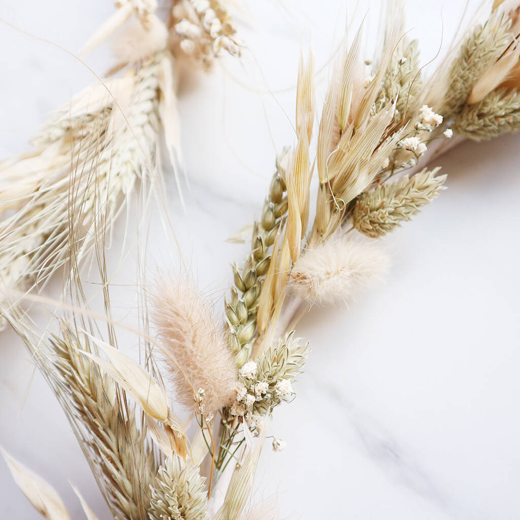 'Demeter' Handmade Dried Flower Wreath By Mary Elizabeth Flowers