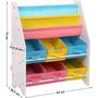 Storage Organiser Shelf Unit Containers Book Rack, thumbnail 9 of 9