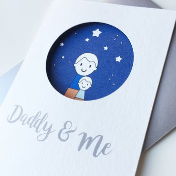 Personalised Daddy And Me Father's Day Card, 3 of 5