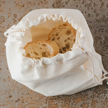 Natural Cotton Bread Bags, 3 of 6