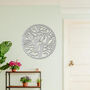 Circular Metal Tree Silhouette Wall Art Sculpture For Living Room, thumbnail 8 of 11