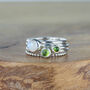 Handmade Beaded And Plain Stacking Ring Bands, thumbnail 3 of 5