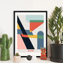 Personalised Abstract Initial Letter Print, thumbnail 1 of 8