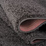 The Rugs Plain Dark Grey Shaggy Rug, thumbnail 12 of 12