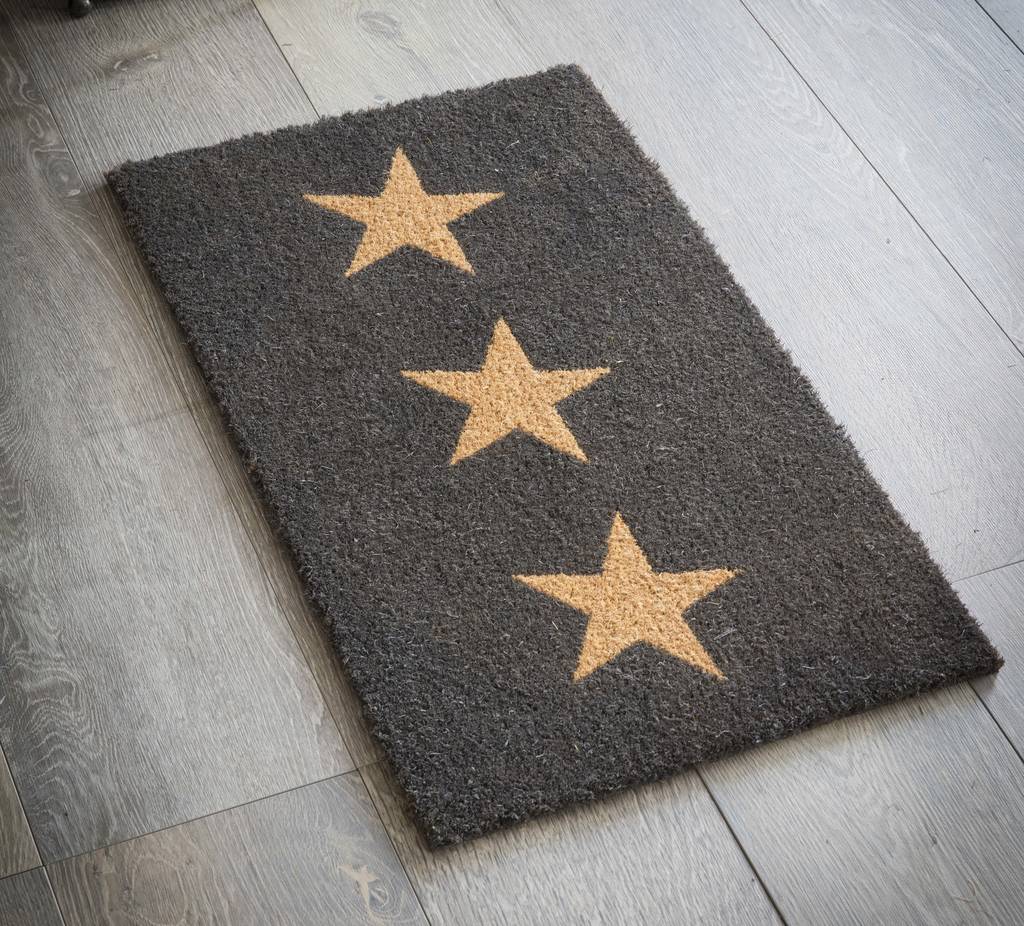 Three Star Doormat By all things Brighton beautiful