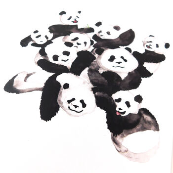 Embarrassment Of Pandas Art Print, 4 of 8