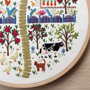 The Homestead Hand Embroidery Kit, 4 of 5