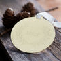 Personalised Metal Disc Wreath Decoration, thumbnail 2 of 2