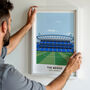 Chelsea Football Stadium Print The Bridge Illustration, thumbnail 1 of 10