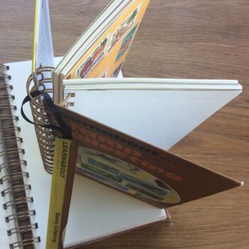 'Stamp Collecting' Upcycled Notebook, 5 of 5