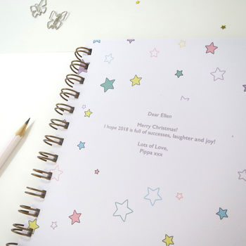 Personalised Unicorn Doodle Notebook, 4 of 7