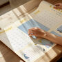 Pastel Summer Holiday Calendar 2025, Summer Bucket List, thumbnail 8 of 9