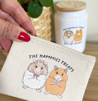 Personalised Hamster Treat Jar And Treat Bag, 5 of 5