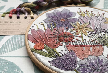Blooms Floral Embroidery Pattern, 7 of 7
