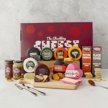 Waxed Cheese Truckle, Chutney And Biscuits Hamper, 9 of 9