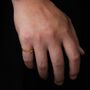 Hand Of God Gold Creation Of Adam Band Ring Mens Ring, thumbnail 6 of 12