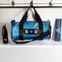 Pvc Kit Bag With Personalised Teal Satin Liner, thumbnail 4 of 4