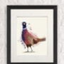 Pheasant Splash No.Six Art Print, Framed Or Unframed, thumbnail 3 of 7