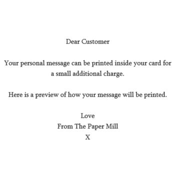 Personalised Valentine Card With Clay Heart 'I Love You More', 2 of 2