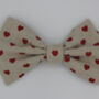 Red Hearts Dog Bow Tie, thumbnail 6 of 9