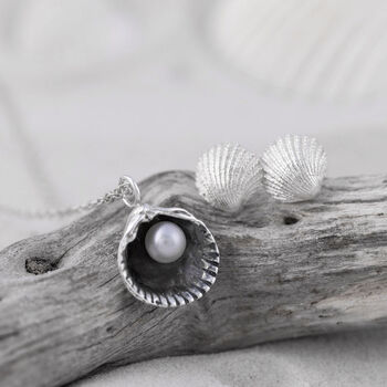 Silver Sea Shell Pendant, 5 of 9