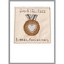 Personalised Bronze Medal 8th Or 19th Anniversary Card, thumbnail 9 of 12