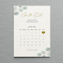 Cyprus Save The Date Calendar Card Or Magnets, thumbnail 1 of 3