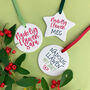Personalised Welsh Christmas Decoration, thumbnail 1 of 4