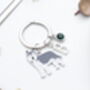 Husky Personalised Keyring Dog Owner Gift, thumbnail 2 of 7